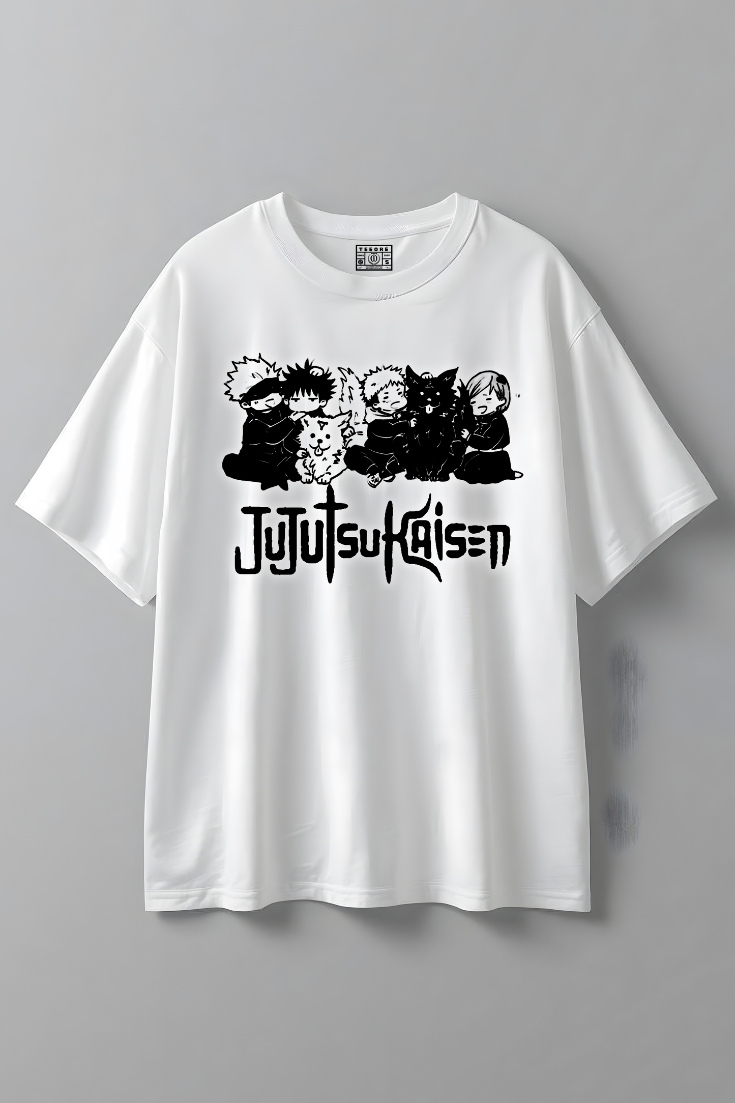 JUJUTSU KAISEN OVERSIZED T SHIRT WHITE