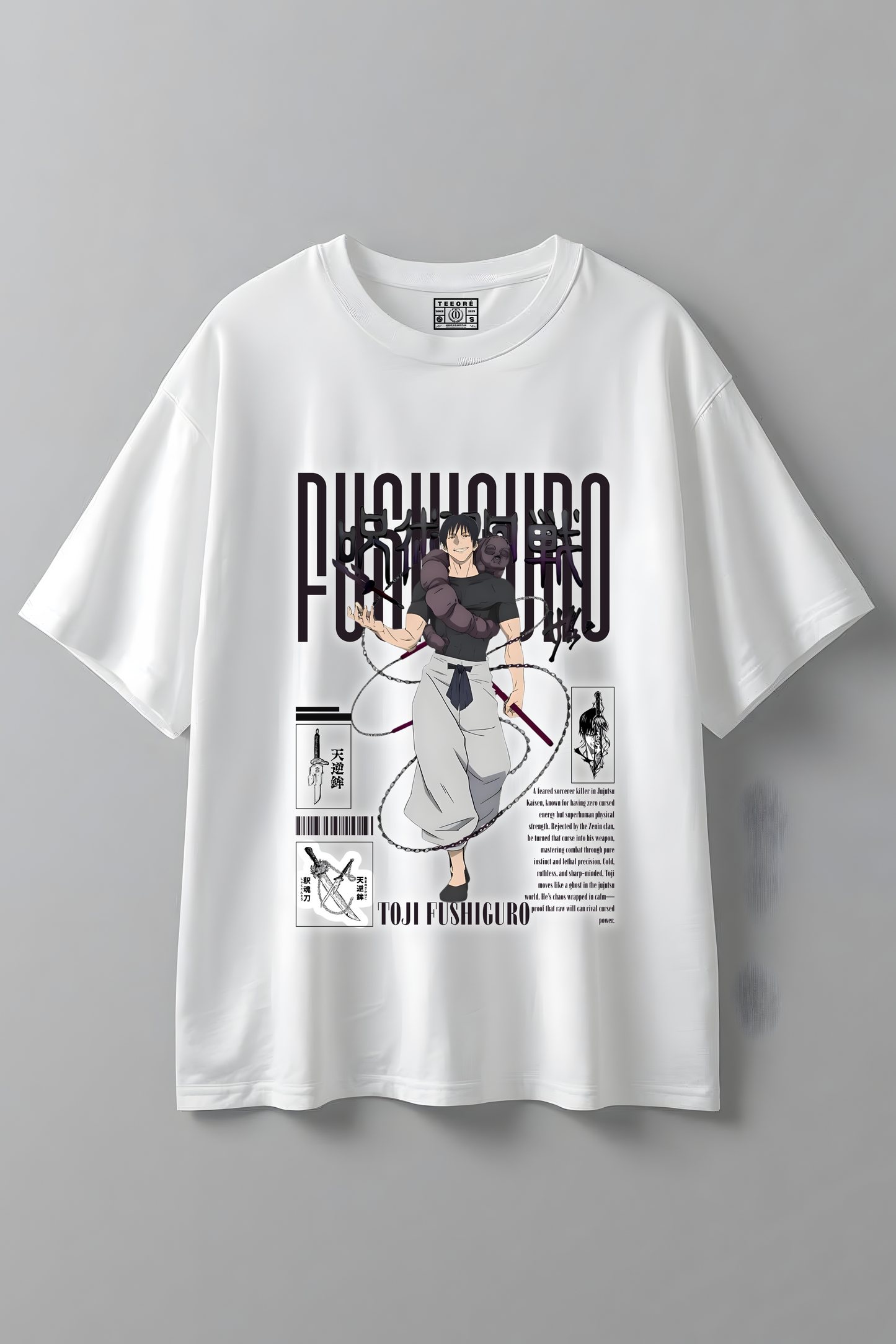 FUSHIGURO OVERSIZED T-SHIRT WHITE