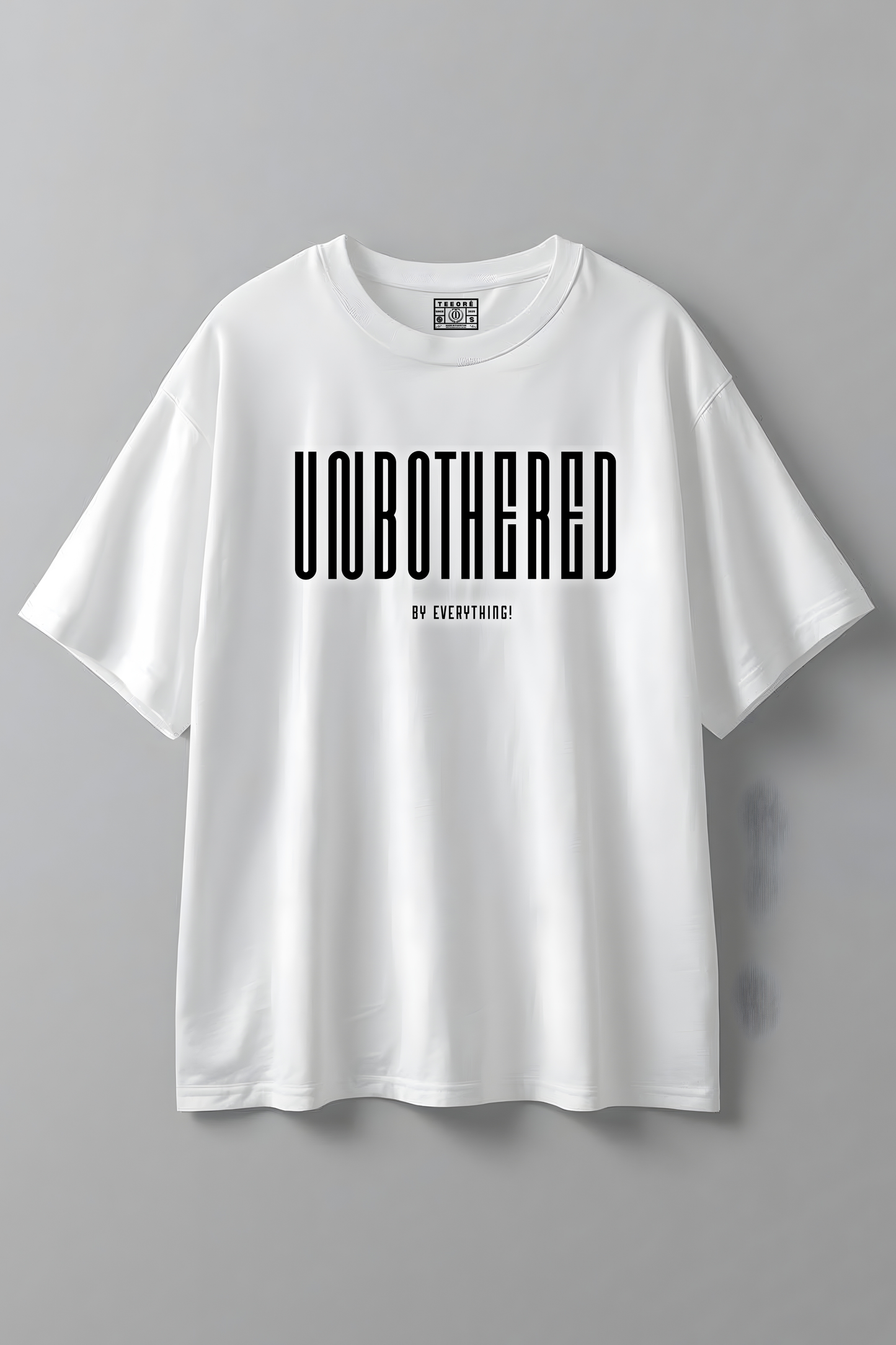 UNBOTHERED OVERSIZED T-SHIRT WHITE