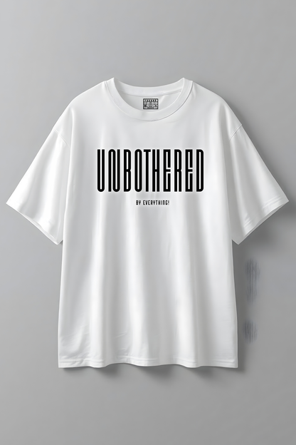 UNBOTHERED OVERSIZED T-SHIRT WHITE