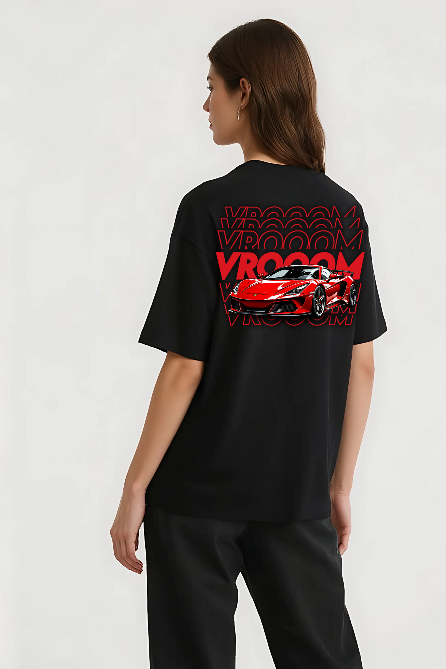 VROOM II OVERSIZED TEE BLACK