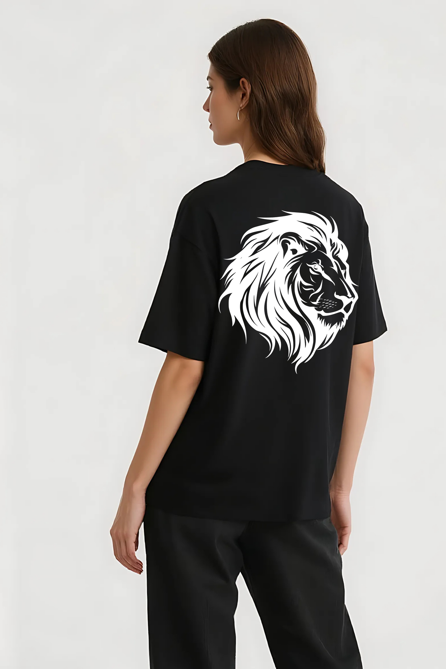 LEO OVERSIZED TEE BLACK