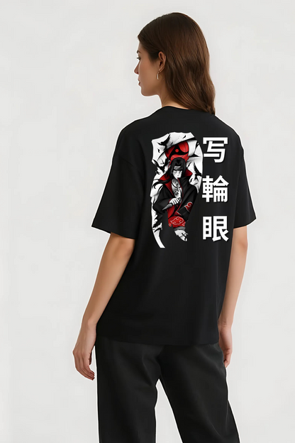 SASUKE OVERSIZED TEE BLACK