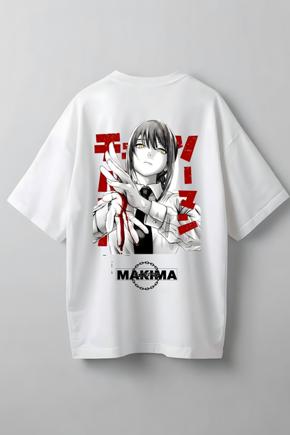MAKIMA OVERSIZED T-SHIRT WHITE