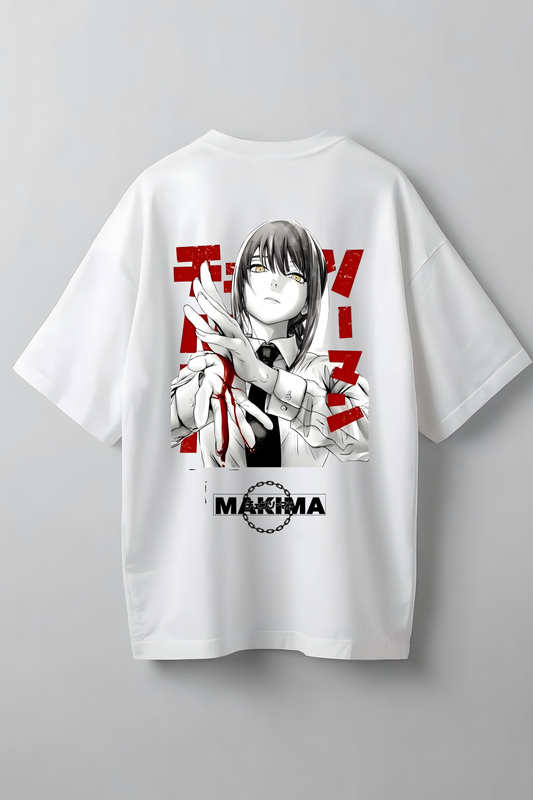 MAKIMA OVERSIZED T-SHIRT WHITE
