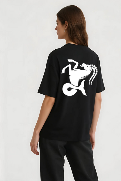 CAPRICORN OVERSIZED TEE BLACK