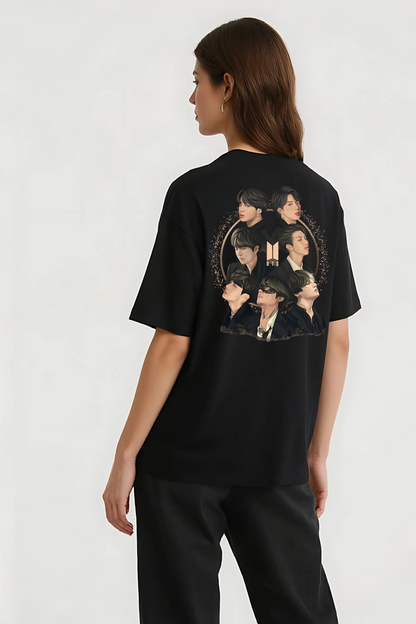 BTS-I OVERSIZED TEE BLACK