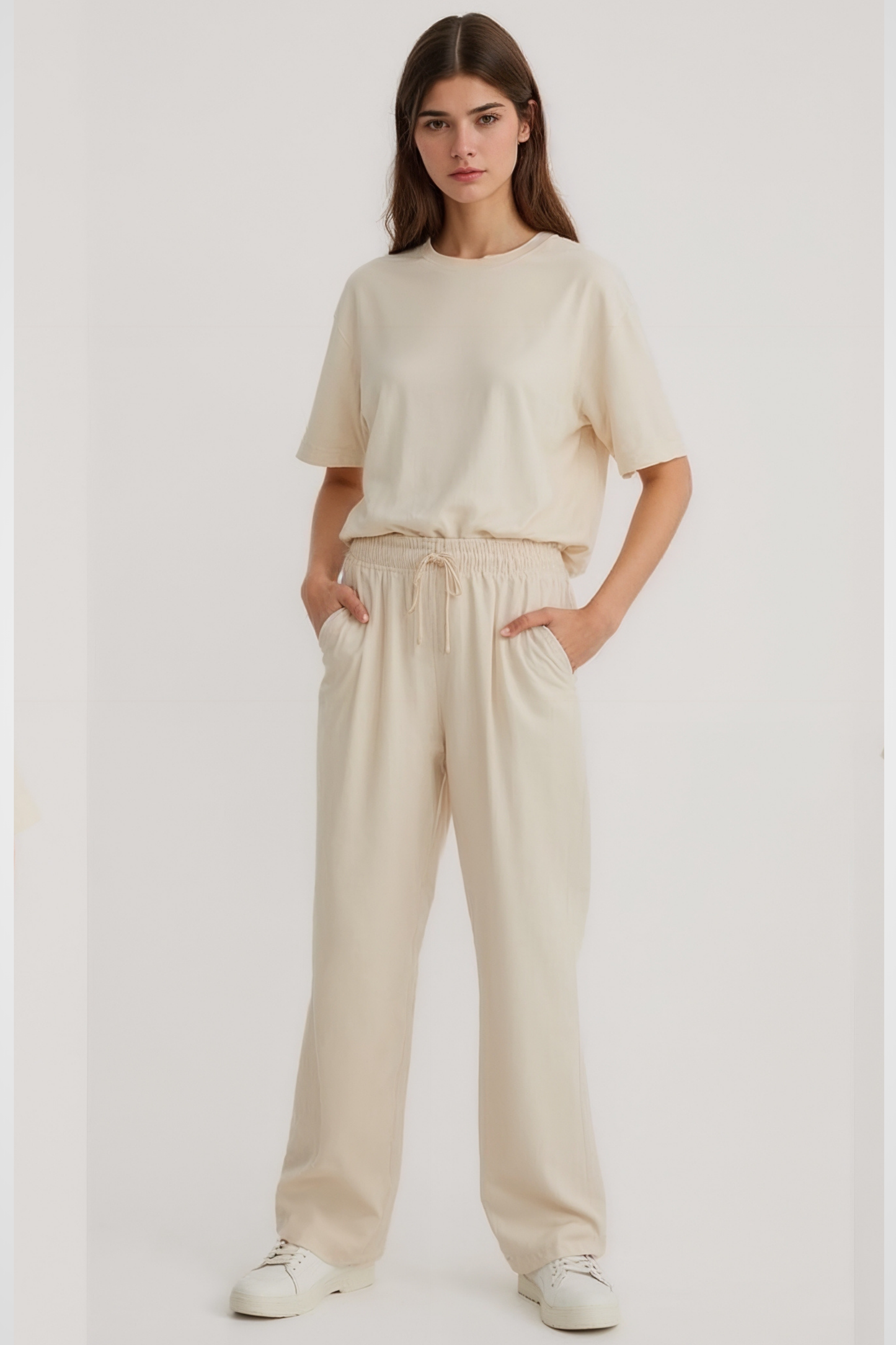 OVERSIZED TEE CREAMY BEIGE