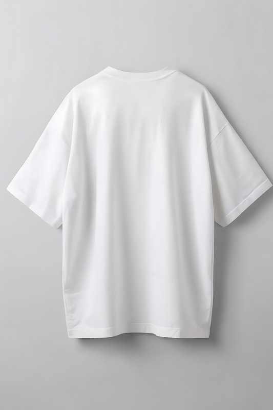 GROUNDED OVERSIZED T-SHIRT WHITE