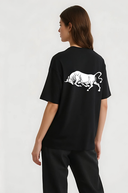 TAURUS OVERSIZED TEE BLACK