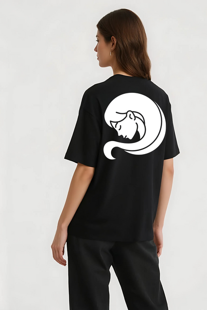 VIRGO OVERSIZED TEE BLACK