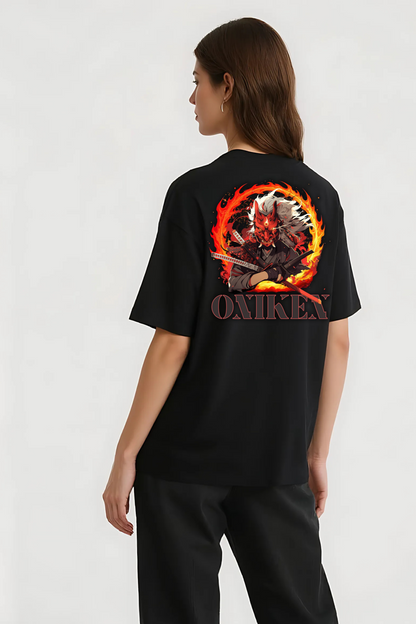 ONIKEN OVERSIZED TEE BLACK