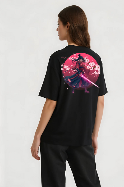 SLAY WITH GRACE OVERSIZED TEE BLACK