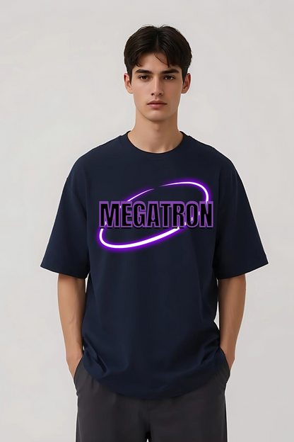 MEGATRON OVERSIZED TEE NAVY-BLUE
