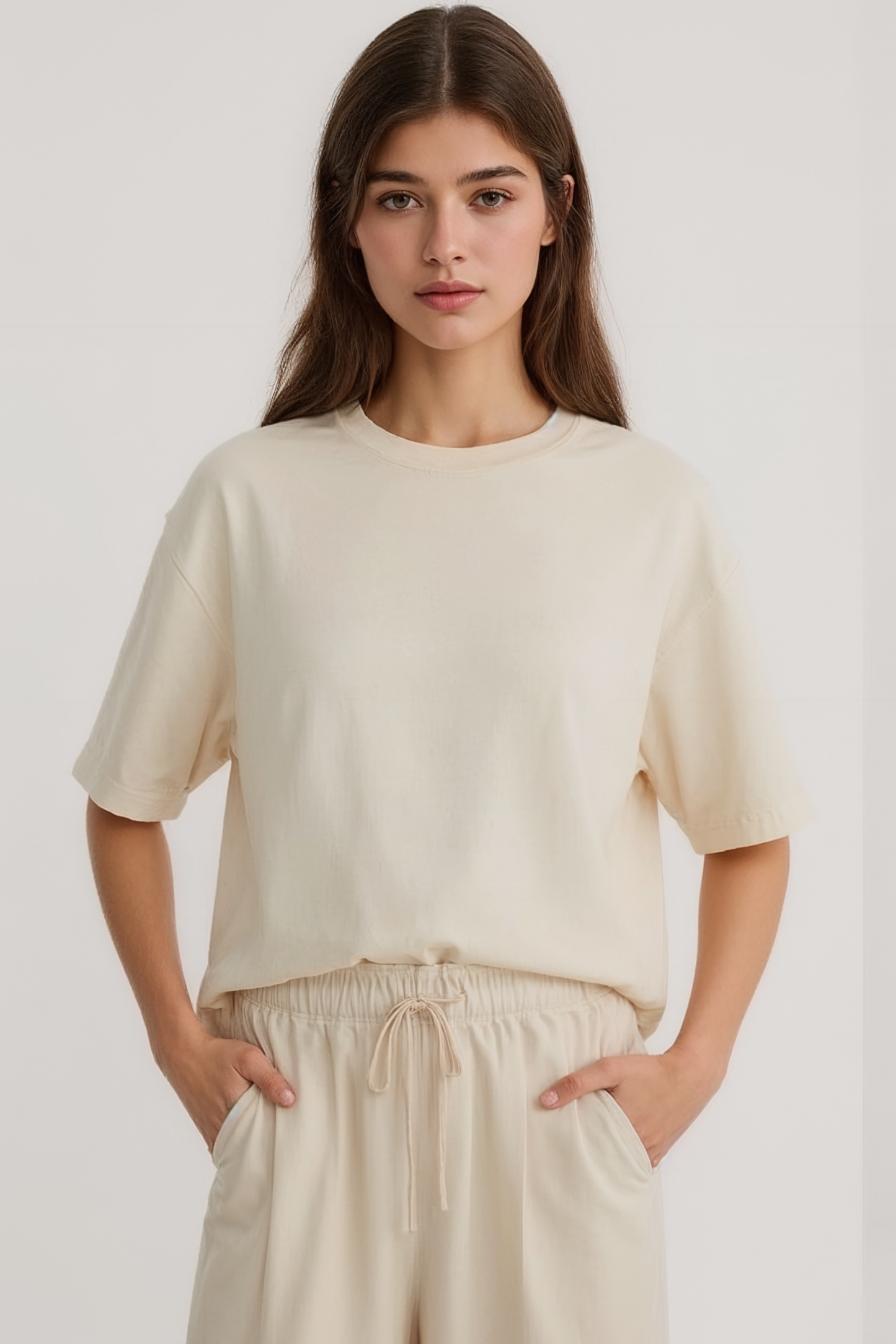 SHINOBI OVERSIZED TEE BEIGE