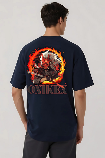ONIKEN OVERSIZED TEE NAVY-BLUE