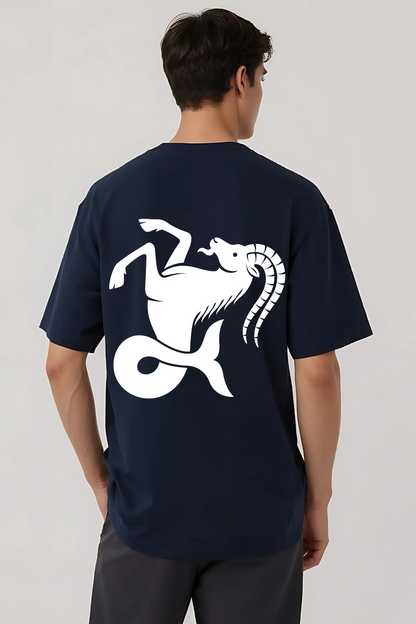 CAPRICORN OVERSIZED TEE NAVY-BLUE