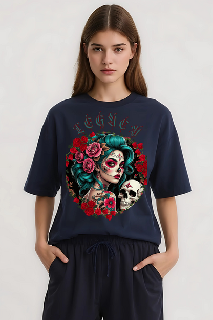 LEGACY OVERSIZED TEE NAVY-BLUE