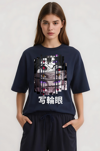 SHANIGAN SQUAD OVERSIZED TEE NAVY-BLUE