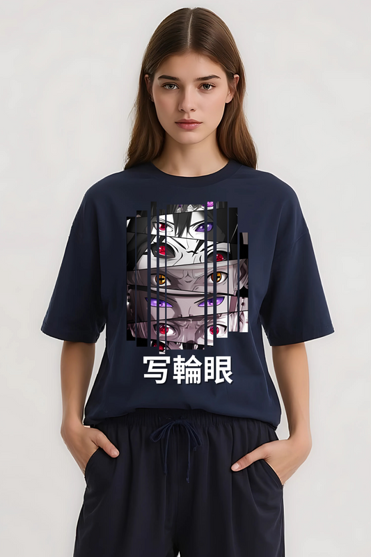 SHANIGAN SQUAD OVERSIZED TEE NAVY-BLUE