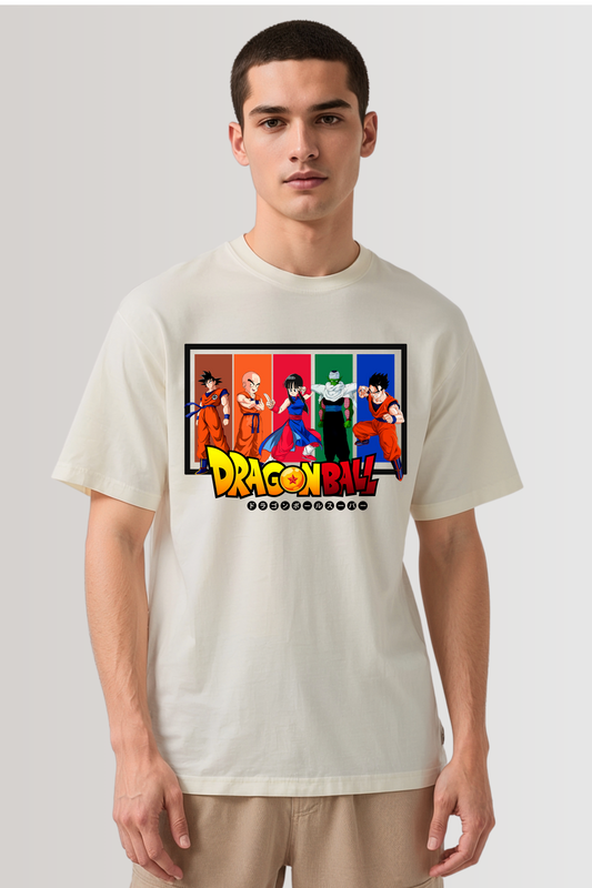 DRAGON BALLZ OVERSIZED TEE BEIGE