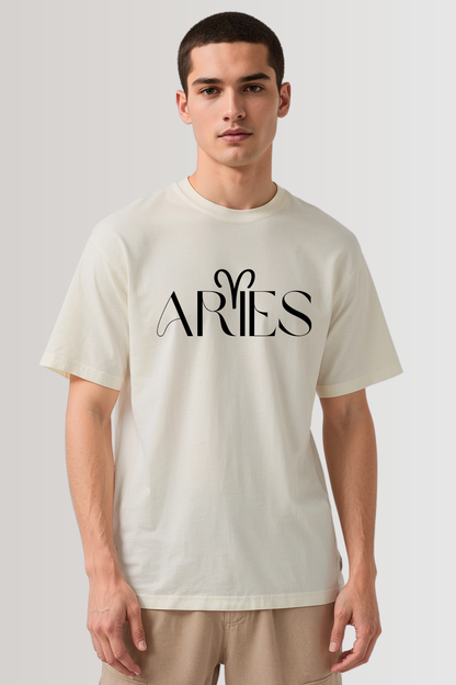 ARIES OVERSIZED TEE BEIGE