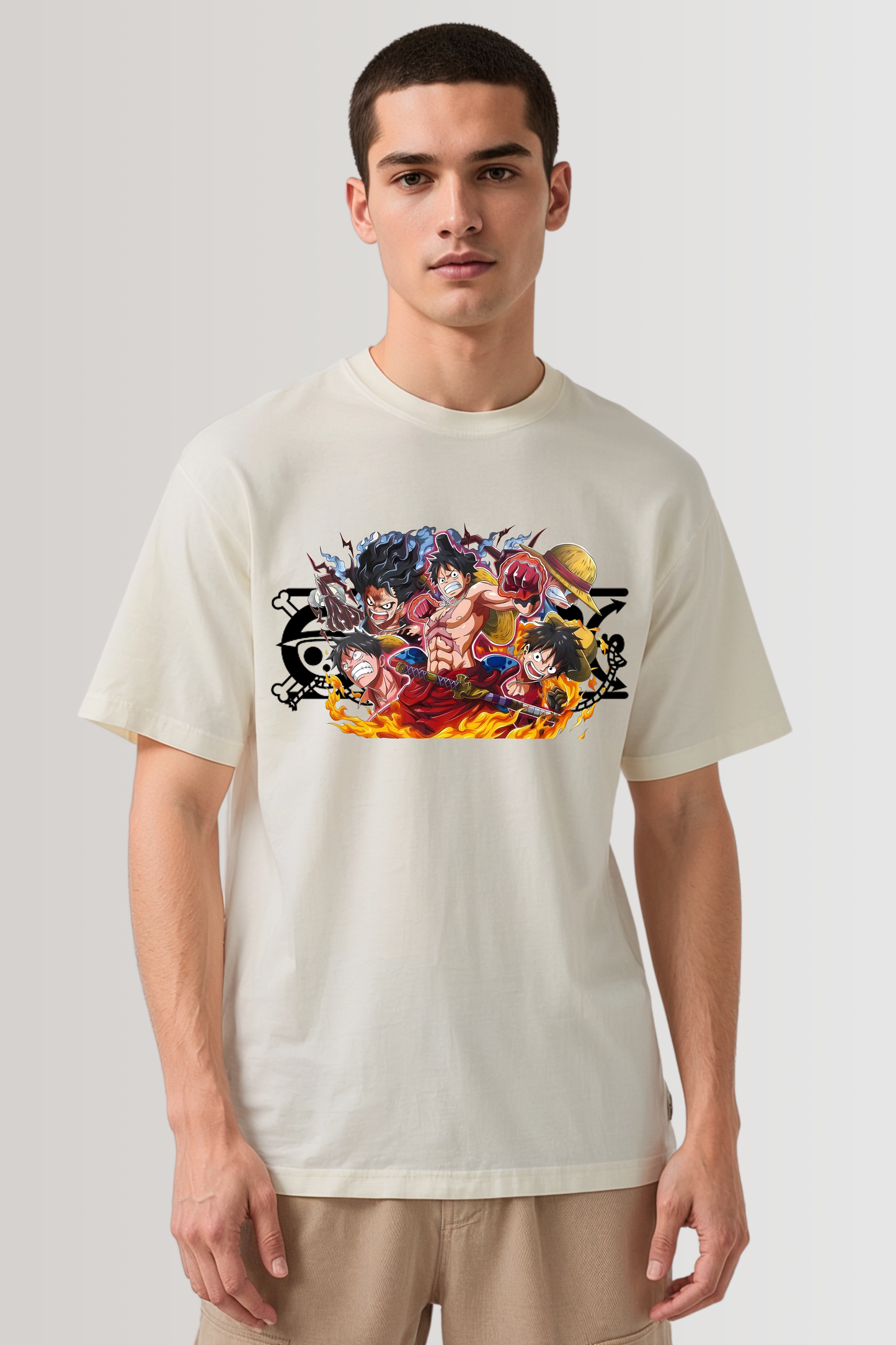 ONE PIECE OVERSIZED TEE BEIGE