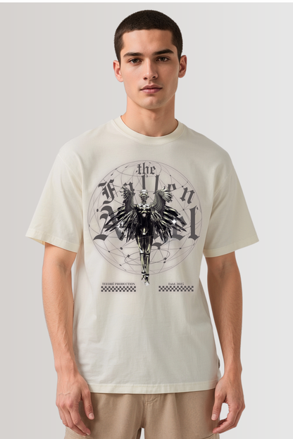 FALLEN ANGEL OVERSIZED TEE BEIGE