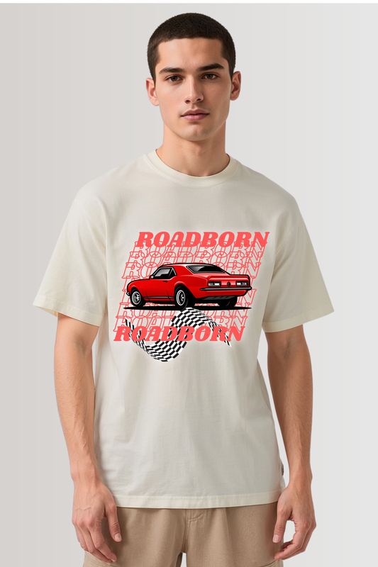 ROADBORN OVERSIZED TEE BEIGE
