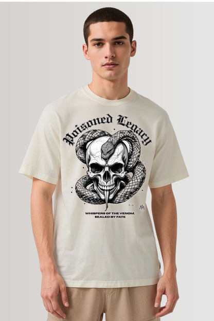 POISONED LEGACY OVERSIZED TEE BEIGE