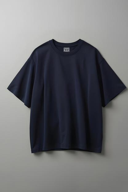 OVERSIZED T-SHIRT NAVY-BLUE