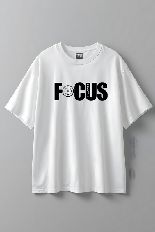 FOCUS INWARDS OVERSIZED T-SHIRT