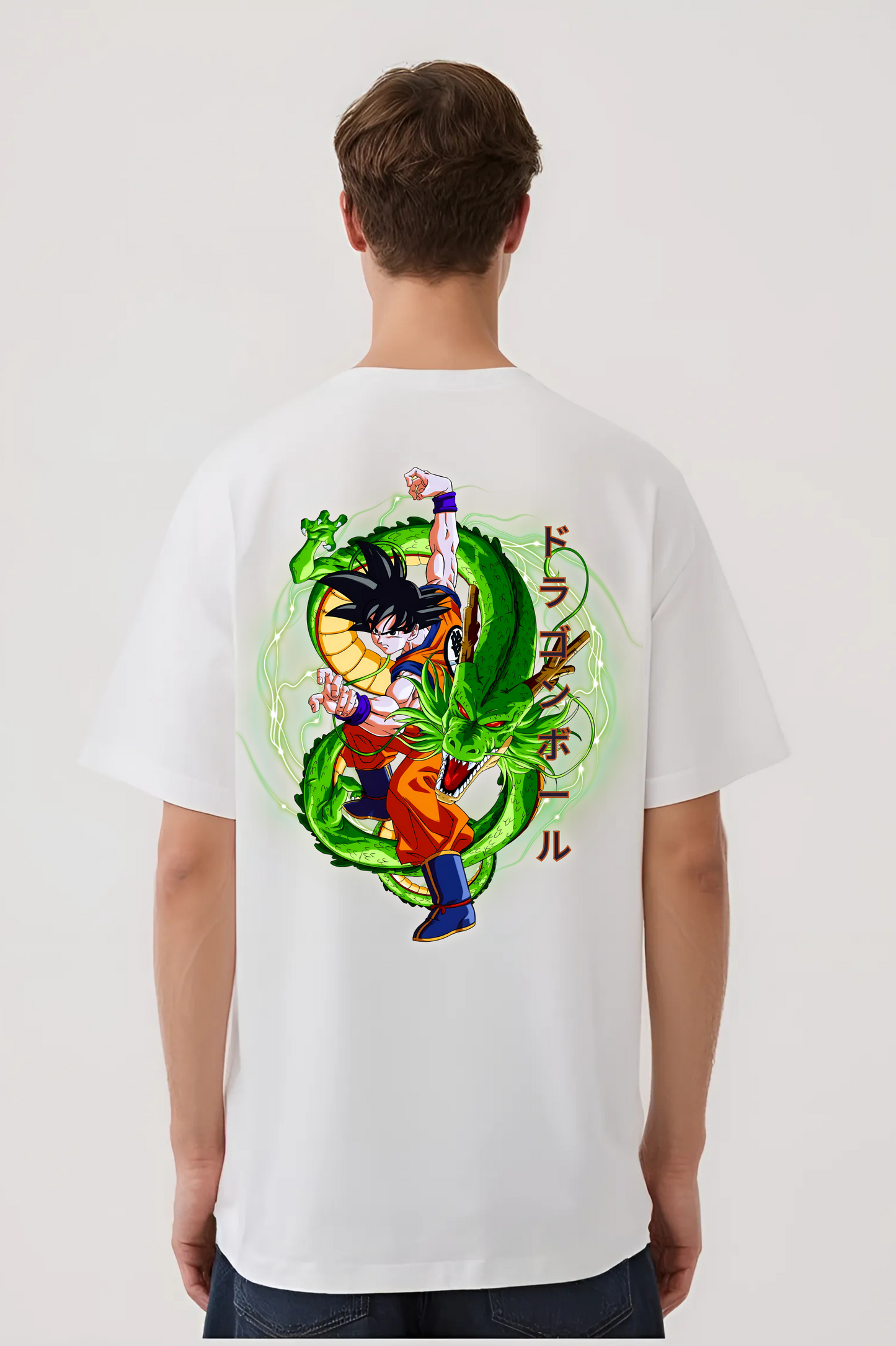 GOKU OVERSIZED TEE WHITE