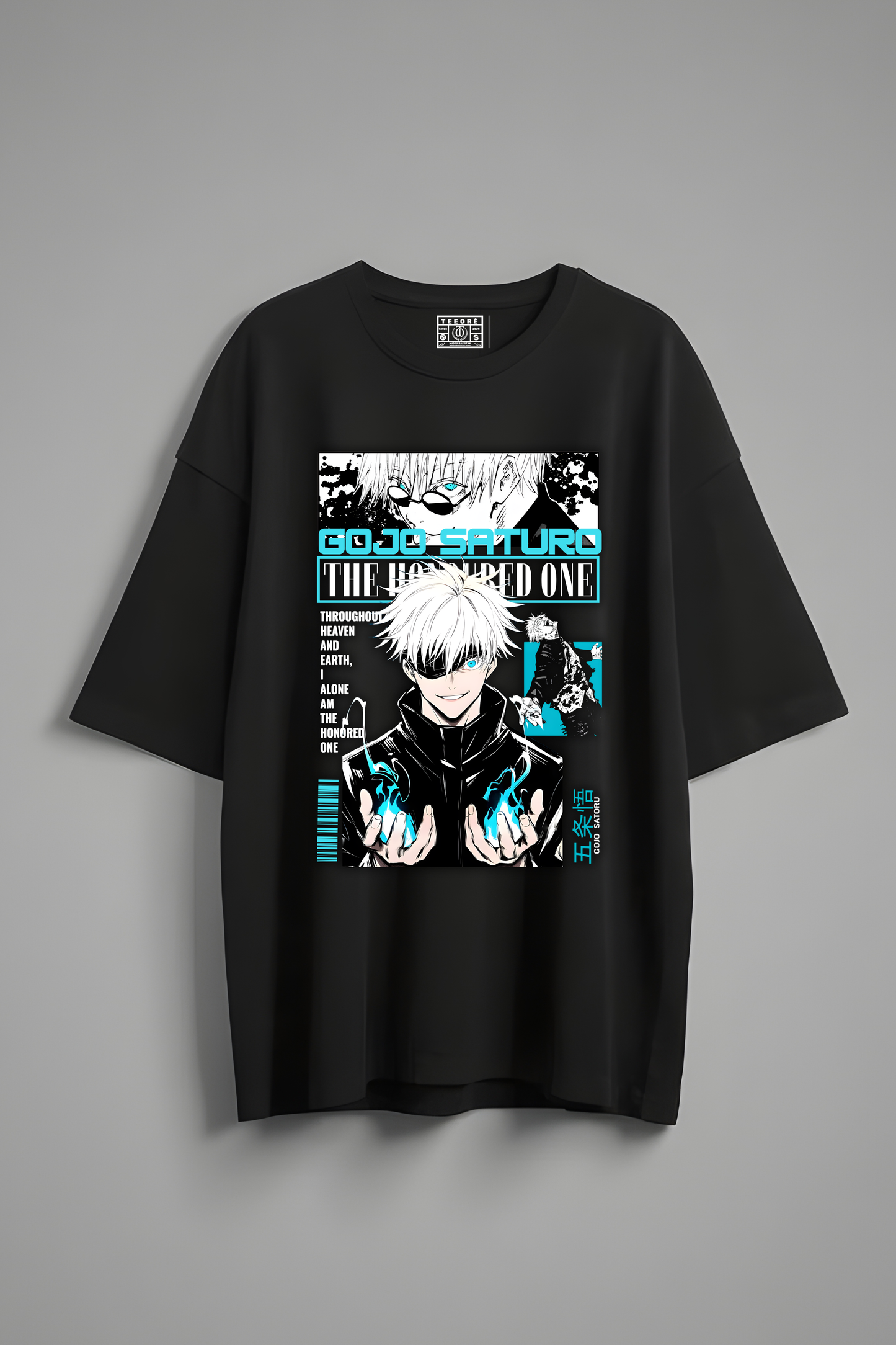 SATURO GOJO OVERSIZED T-SHIRT