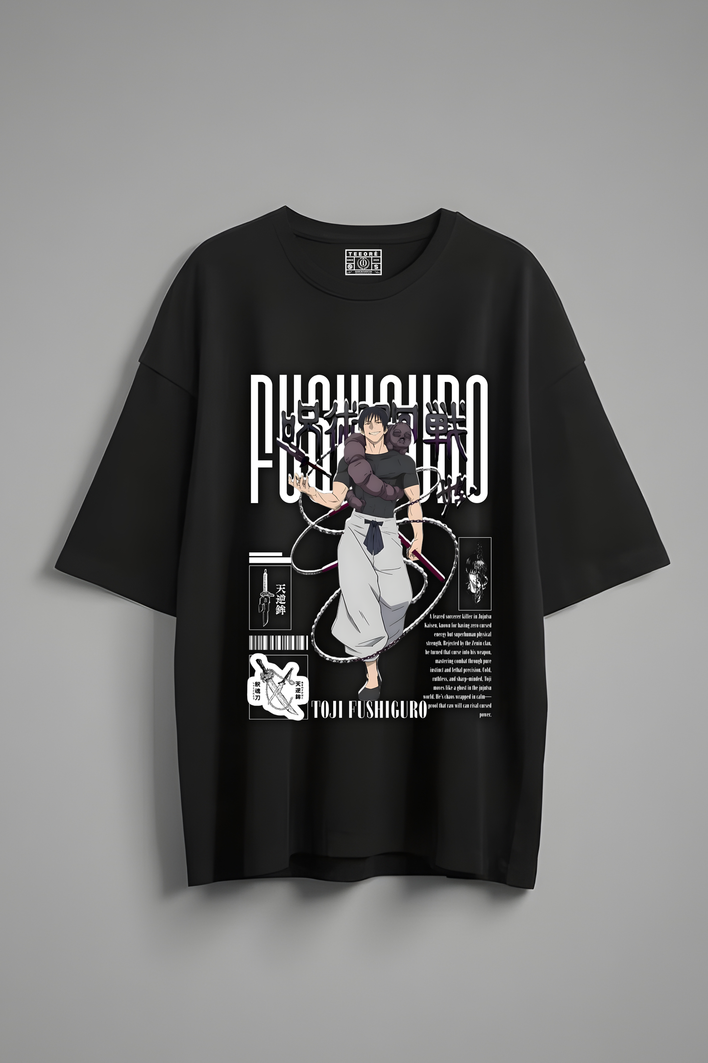 TOJI FUSHIGURO OVERSIZED T-SHIRT