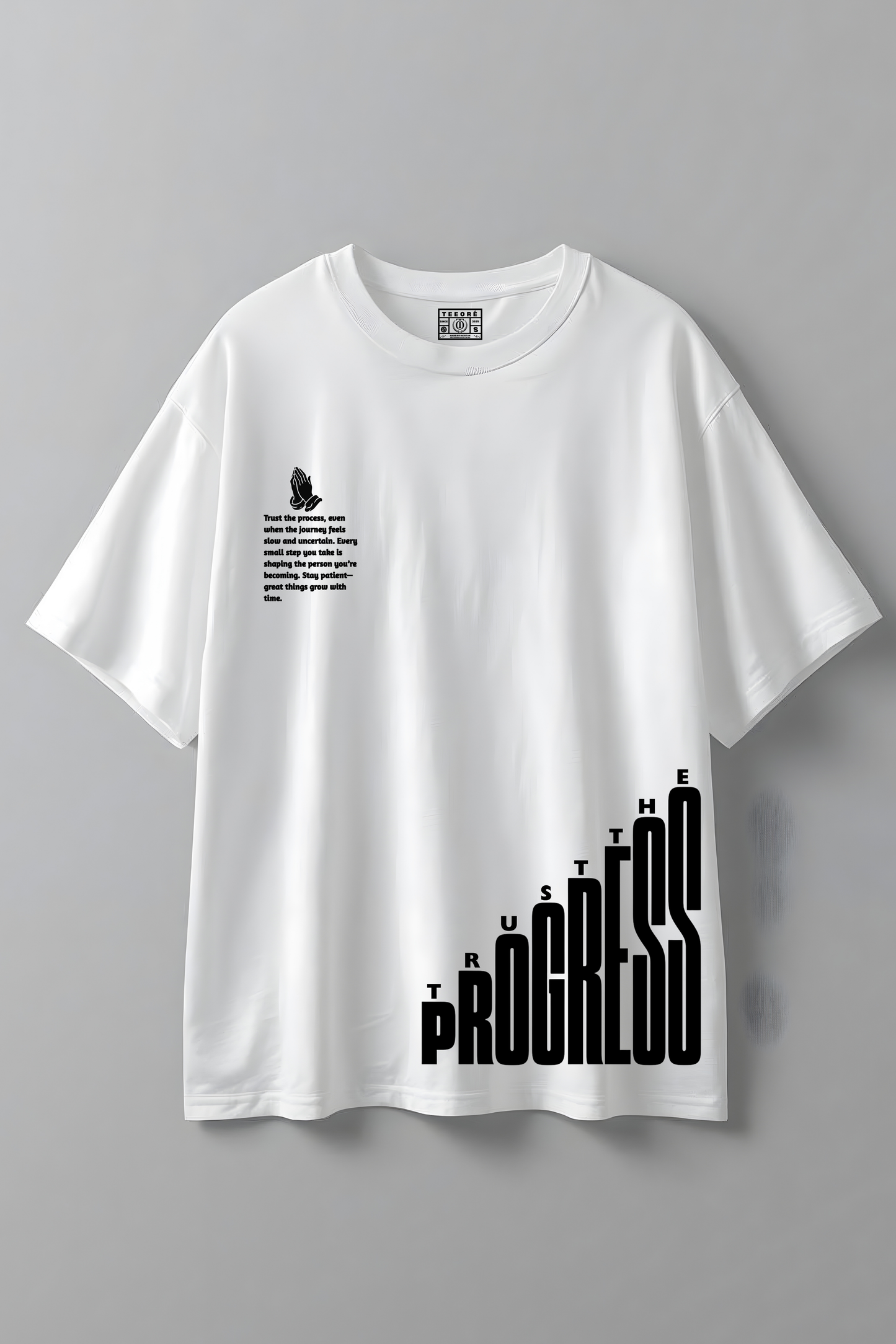 TRUST THE PROGRESS OVERSIZED T-SHIRT