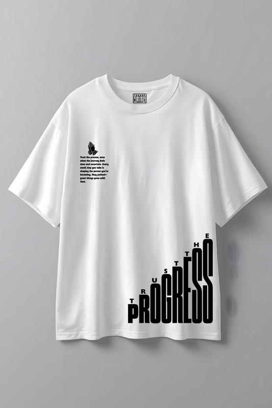 TRUST THE PROGRESS OVERSIZED T-SHIRT