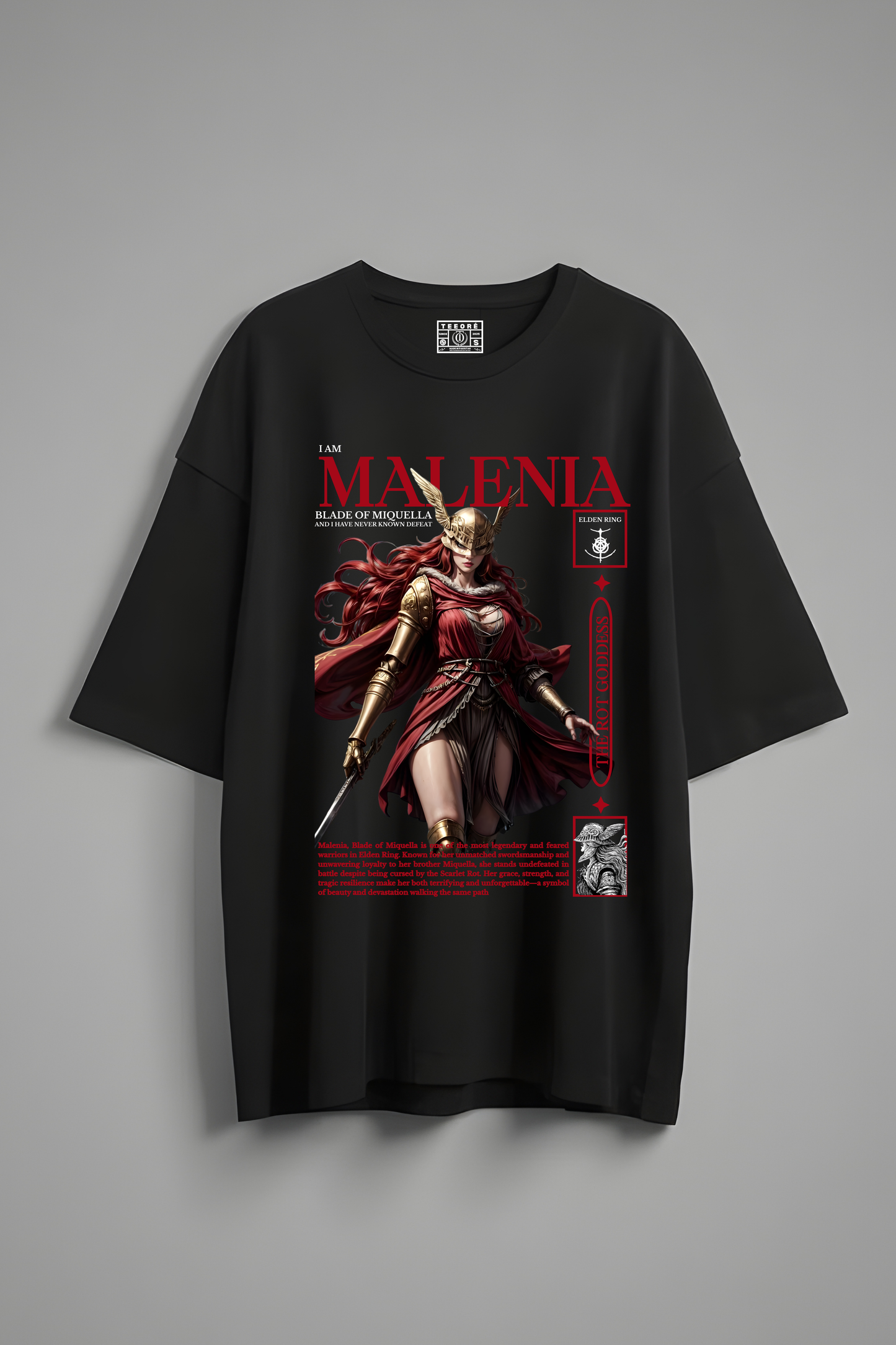 MALENIA ELDEN KING OVERSIZED T-SHIRT