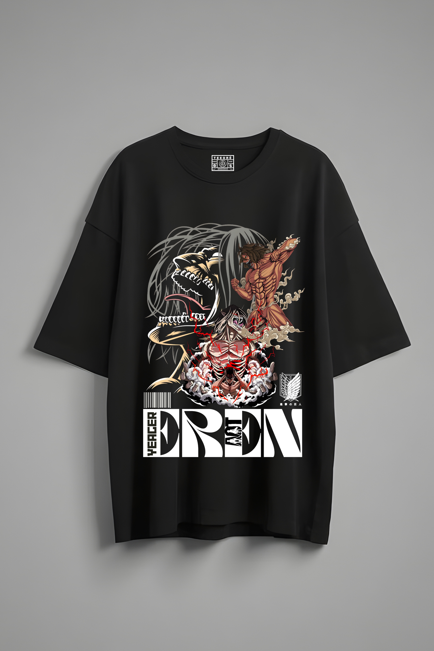 EREN YEAGER AOT OVERSIZED T-SHIRT