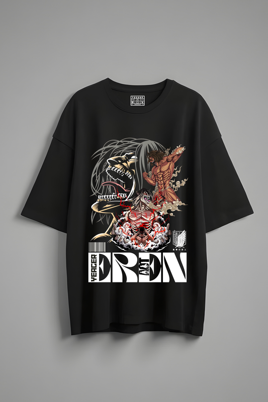 EREN YEAGER AOT OVERSIZED T-SHIRT