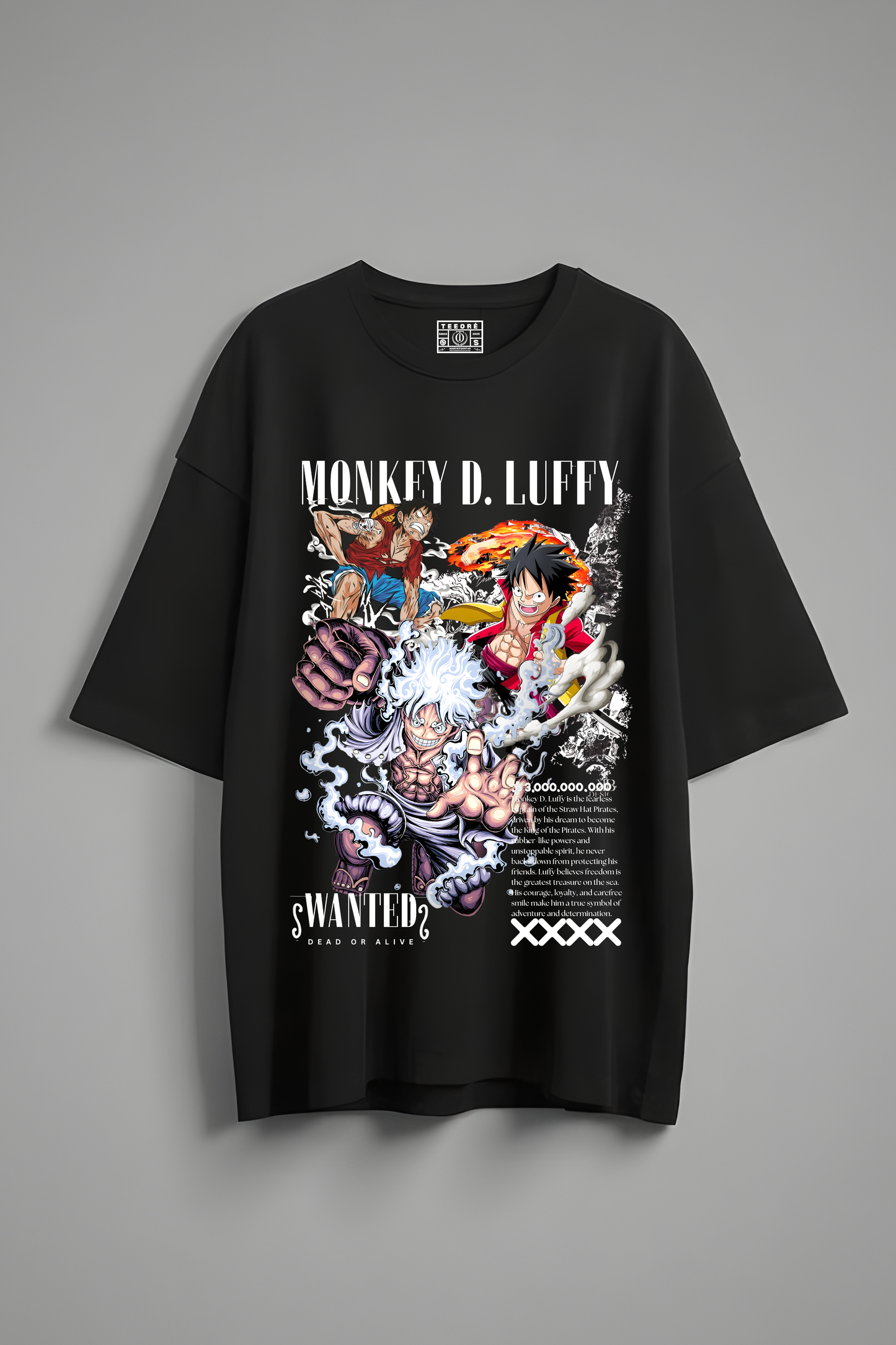 MONKEY D. LUFFY ONE PIECE OVERSIZED T-SHIRT