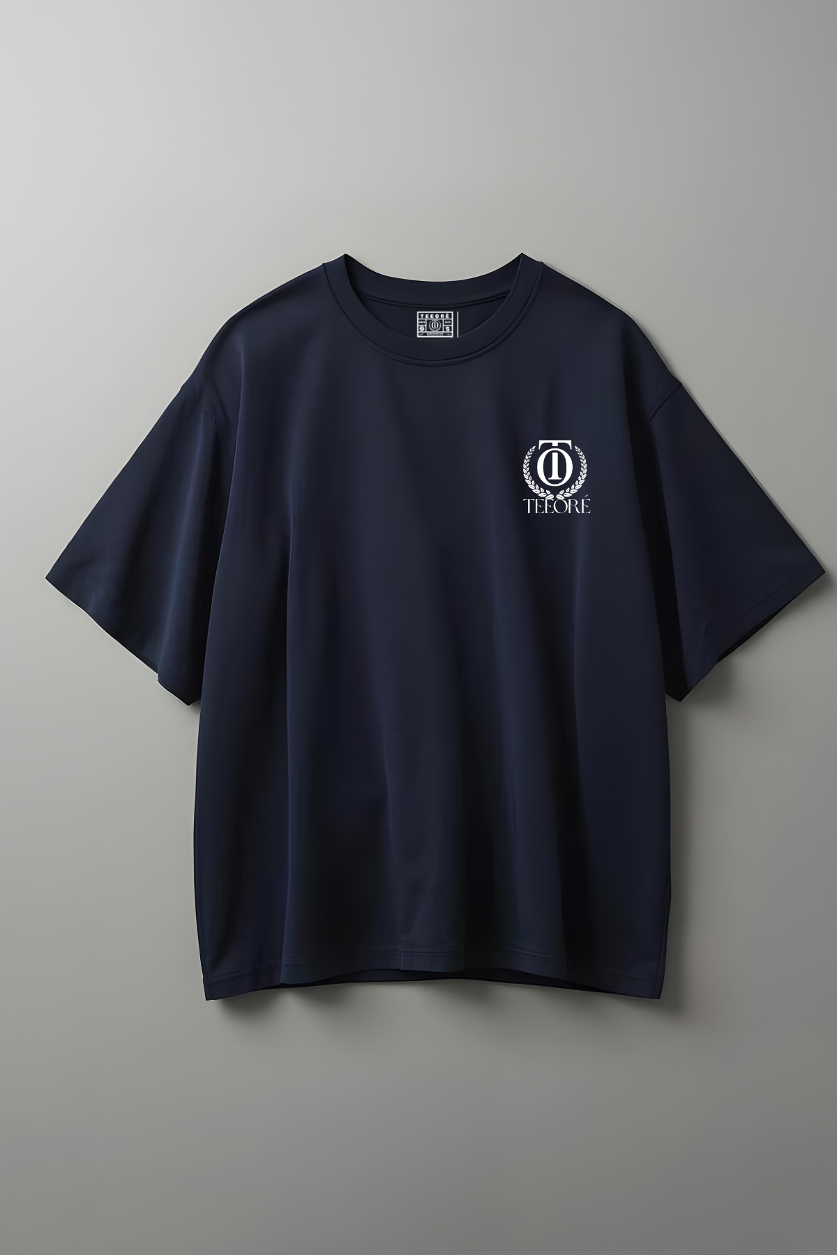 OVERSIZED T-SHIRT NAVY-BLUE