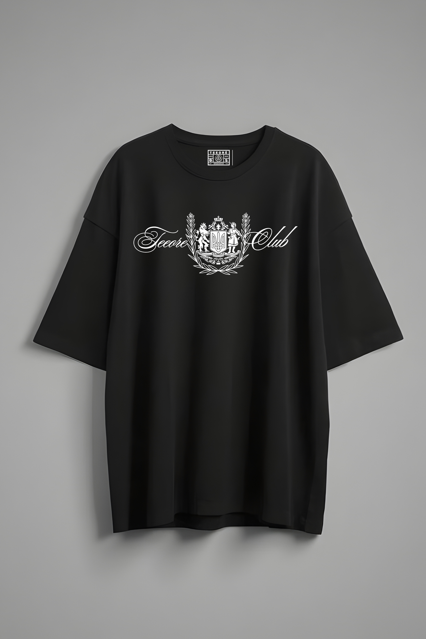 TEEORE CLUB OVERSIZED T-SHIRT BLACK