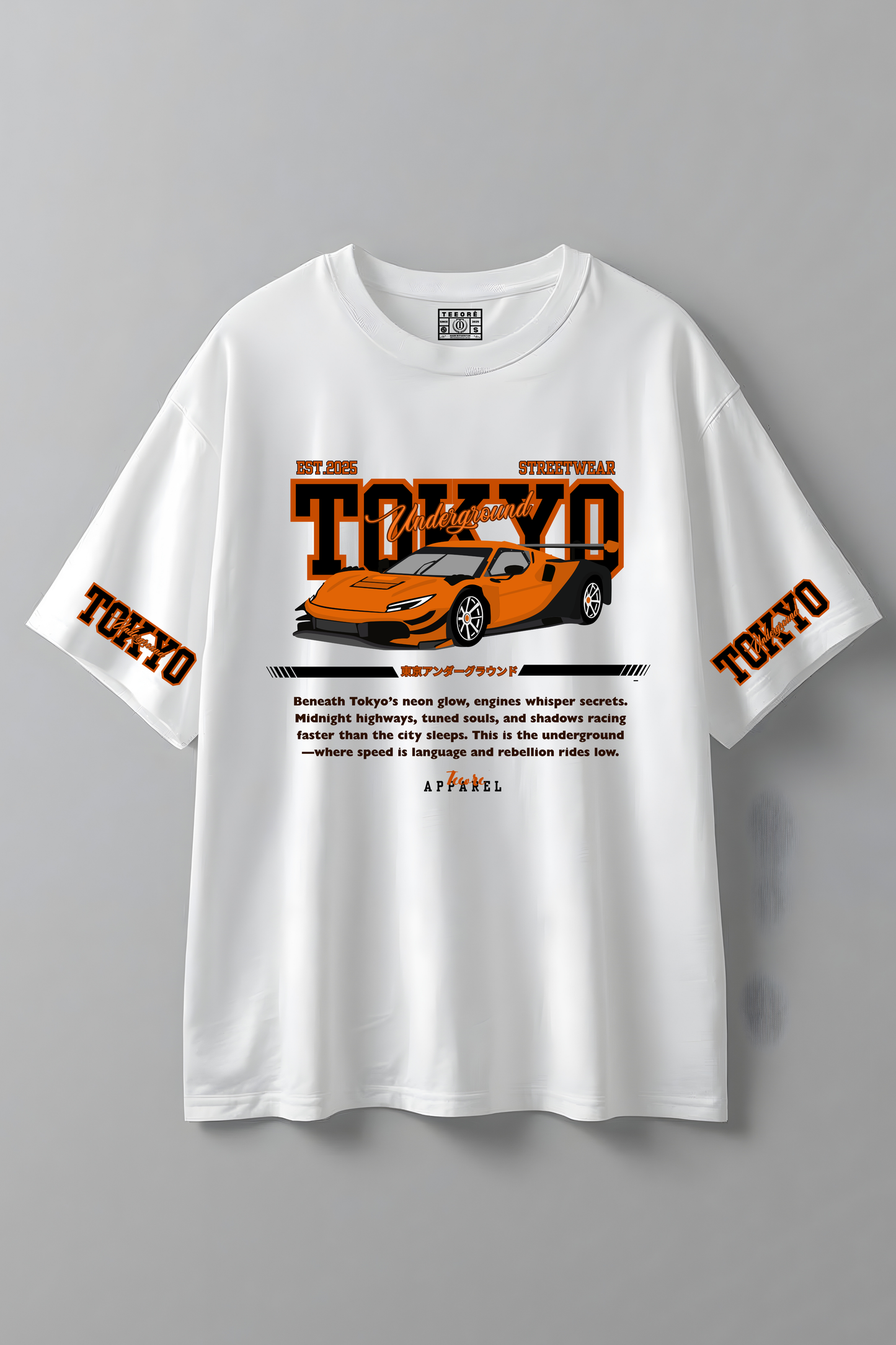 TOKYO UNDERGROUND OVERSIZED T-SHIRT